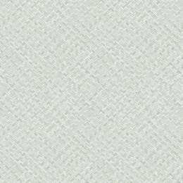 Galerie Flora Herringbone Weave Green Wallpaper