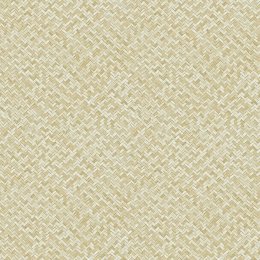 Galerie Flora Herringbone Weave Beige Wallpaper