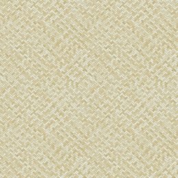 Galerie Flora Herringbone Weave Beige Wallpaper