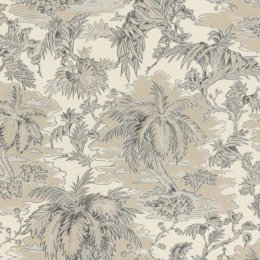 Rasch Tahiti Ivory Gold Wallpaper 526141