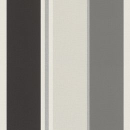 Rasch Club Stripe Anthracite Wallpaper 539035
