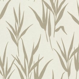 Rasch Shimmering Leaves Cream and Gold Wallpaper 541939