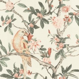 Rasch Exotic Bird Cream/Blush Wallpaper 5433154