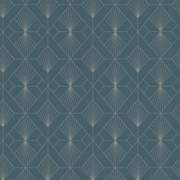 Gaumont Art Decor Teal Wallpaper 620924