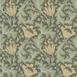 Galerie Hidden Treasures Anemone Green Yellow Wallpaper