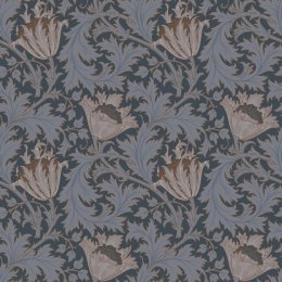 Galerie Hidden Treasures Anemone Blue & Red Wallpaper