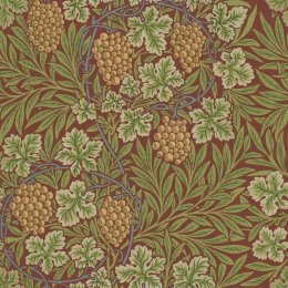 Galerie Hidden Treasures Vine Red & Green Wallpaper