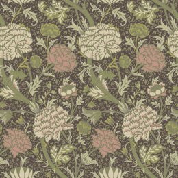 Galerie Hidden Treasures Cray Green & Pink Wallpaper