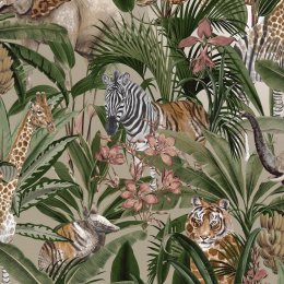 Holden Decor Serengeti Gilver Wallpaper 91314