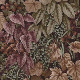 Holden Decor Cascading Garden Crimson Wallpaper 91360