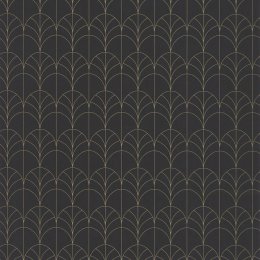 Casadeco Filament Black Wallpaper 82269512