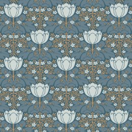 Casadeco Fox Trot Blue Wallpaper 82236216