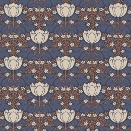 Casadeco Fox Trot Blue Wallpaper 82236401
