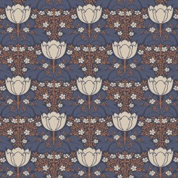 Casadeco Fox Trot Blue Wallpaper 82236401