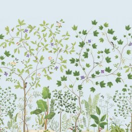 Sanderson Sycamore & Oak Botanical Green Mural