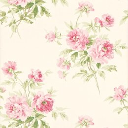 Sanderson Adele Rose and Cream Wallpaper DCAVAD101