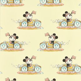 Sanderson Minnie On The Move Sherbet Wallpaper