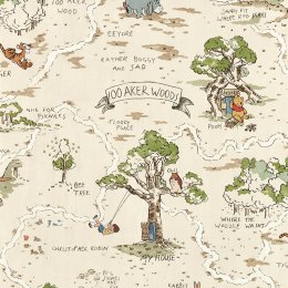 Sanderson Hundred Acre Wood Cashew Wallpaper