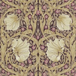 Morris & Co Pimpernel Fig & Sisal Wallpaper