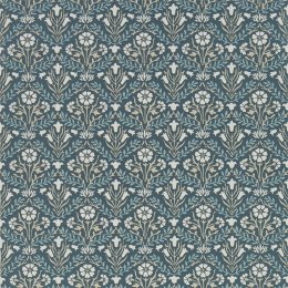 Morris & Co Bellflowers Indigo & Linen Wallpaper