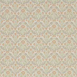 Morris & Co Bellflowers Saffron & Olive Wallpaper