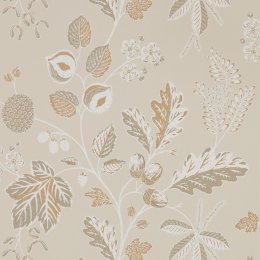 Sanderson Elysian Warwick Linen Wallpaper 216616