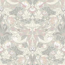 Galerie Fragaria Garden Grey/Taupe/White Wallpaper