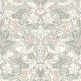 Galerie Fragaria Garden Grey/Taupe/White Wallpaper