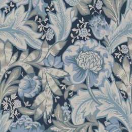 Galerie Acanthus Garden Darkest Blue/Beige/Green Wallpaper