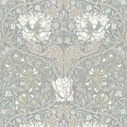 Galerie Ogee Flora Cream/Taupe/Light Green Wallpaper