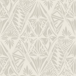 Urban Stone Wallpaper with a modern geometric pattern in a soft stone shade