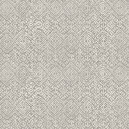 A Street Prints Gallivant Grey Wallpaper featuring a woven-textured geometric pattern in soft grey tones.