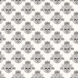 Galerie Grunge Skulls White Wallpaper G45365