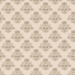 Galerie Grunge Skulls Neutral Wallpaper G45367