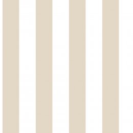 Galerie Awning Stripe Beige Wallpaper