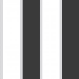 Galerie Formal Stripe Black / Silver / White Wallpaper