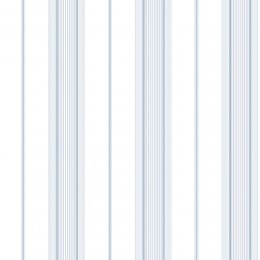Galerie Slim Stripe Blue / Navy Wallpaper