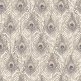 Galerie Organic Textures Peacock Feather Neutral Wallpaper G67979