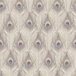 Galerie Organic Textures Peacock Feather Neutral Wallpaper G67979