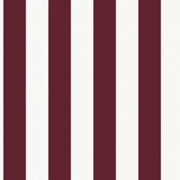 Galerie Awning Stripe Cranberry Wallpaper