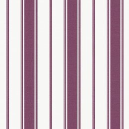 Galerie Heritage Stripe Plum Wallpaper
