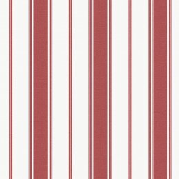 Galerie Heritage Stripe Red Wallpaper