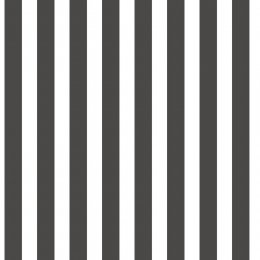 Galerie Regency Stripe Black Wallpaper