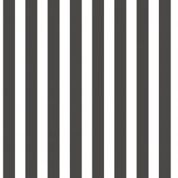 Galerie Regency Stripe Black Wallpaper