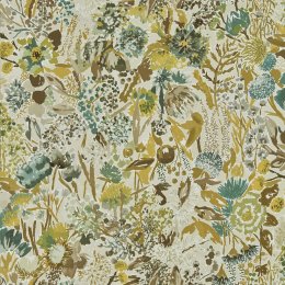Harlequin Sanguine Succulent, Seaglass, Nectar and Sail Cloth Wallpaper