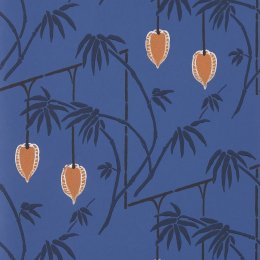 Harlequin Kimiko Majorelle / Clementine Wallpaper