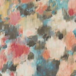 Harlequin Exuberance Coral & Turquoise Wallpaper