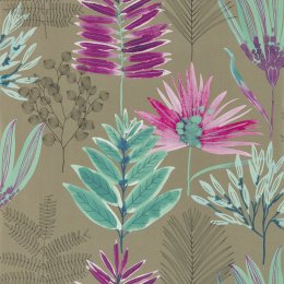 Harlequin Yasuni Lagoon & Cerise Wallpaper