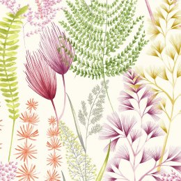 ohpopsi Summer Ferns Coral Pink Wallpaper JRD50101W