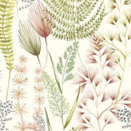 ohpopsi Summer Ferns Terracotta Wallpaper JRD50103W